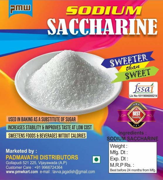 PMW Grade A Quality - Sodium Saccharine - Saccharin - 250 Grams - Loose Packed Sweetener