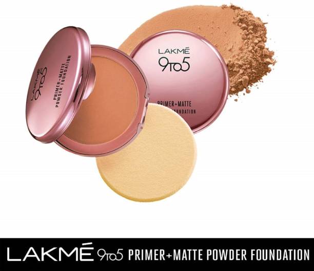 Lakmé 9to5 Primer + Matte Powder Foundation Compact
