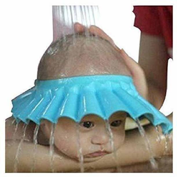Ramya Baby Safe & Soft Shower CapBaby Shower Cap Adjustable Safe Soft Bathing Baby Shower Hair Wash Cap For Children, Baby Bath Cap Shower Protection For Eyes And Ear, Bathing Baby Shower Cap, Baby bath Cap