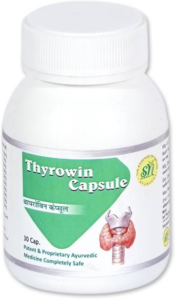 SN HERBALS THYROWIN Ayurvedic Best Supplement Medicine with Ashwagandha, Mulethi, Guduchi, Shigru, Amalki, Kanchnar
