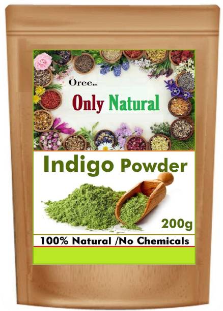OREE Only Natural 100% Organic Indigo Leaf Powder for Hair Colour 200g