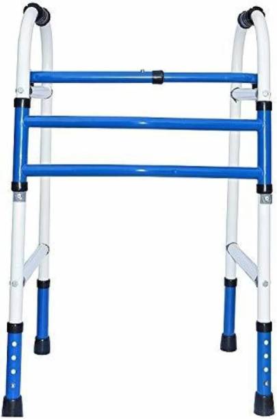 wecare SURGICAL HEIGHT ADJUSTABLE FOLDABLE PATIENTS AND ADULTS WALKING WALKER Walking Stick