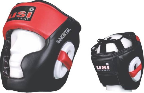 USI UNIVERSAL Full FACE HEADGUARD (615A) S/M (Pack Of 1) Boxing Head Guard