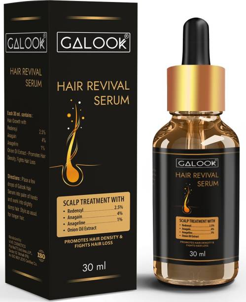 Galook Hair Revival Serum With Redensyl 2.5%, Anagain 4%, Anageline 1%, Onion Oil