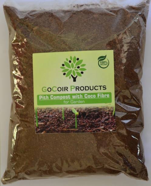 GoCoir Products Cocopeat Powder best potting soil mix soil manure (Cocopeat powder, 5kg) Potting Mixture