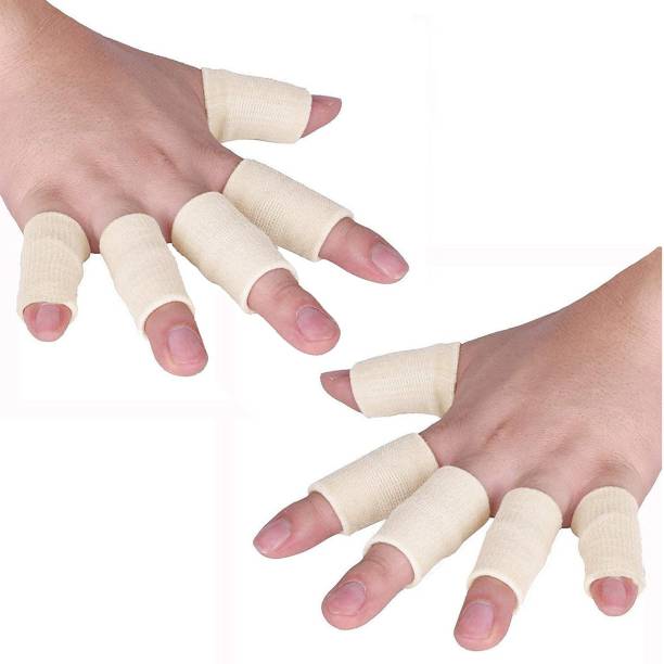 Joyfit 10Pc Finger Sleeves With Secure Cushion Pressure For Sports & Pain Relief-Premium Finger Support