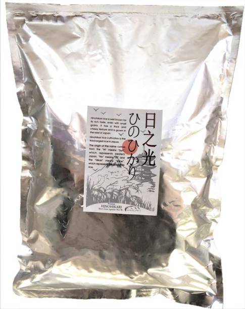 HINOHIKARI Japanese Rice (2020 Stock) Size 10kg (Pack of 1) Raw Rice (Small Grain, Sticky)