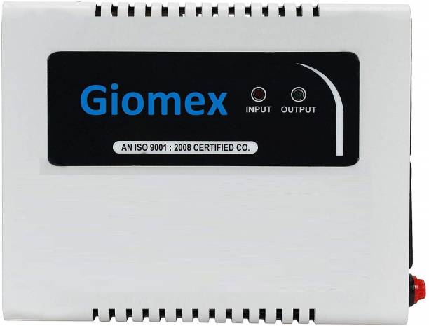 Giomex GMX72STB TV Voltage Stabilizer for LED TV/ 4K TV/ Smart TV Up to 72 + Inches + Set Top Box + home theatre , (Working Range: 90-290V; 3 A.) With 5 Years Warranty ( 100% Copper )