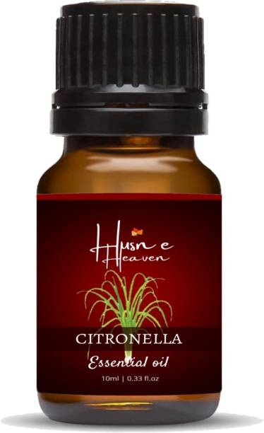 Husn e heaven 100% Pure Citronella Essential Oil for Skin and Hair care, Mosquito Repellent with Refreshing Aroma