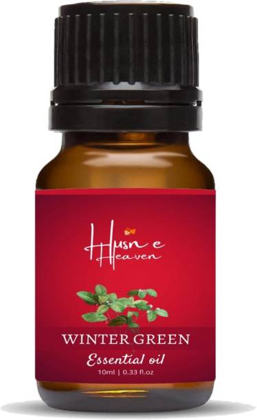 Husn e heaven Wintergreen Essential Oil, For Men And Women, For Pain Relief, Skin, Hair, 100% Pure & Undiluted Therapeutic Grade Oil, Excellent for Aromatherapy 100% pure & Natural