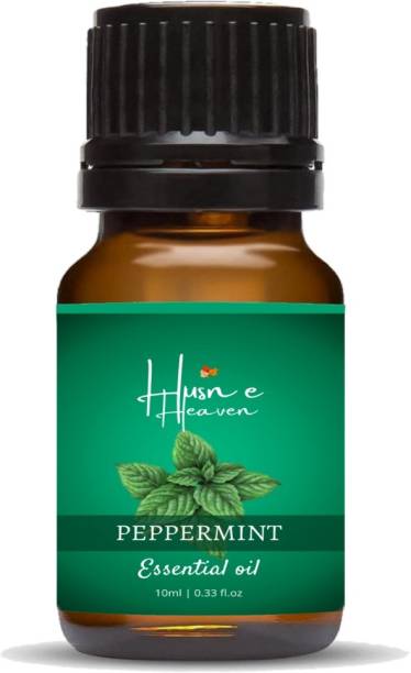 Husn e heaven Natural 100% Pure Peppermint Essential Oil for hair growth Cough, Cold, Steam Inhaler, Relaxing for both men and women, Pudina