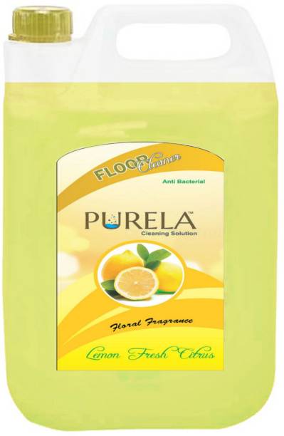 PURELA Floor Cleaner Liquid, Kills All Germs & Viruses To Makes Surfaces Safe & Remove Tough Stains, Bathroom Floor Cleaner Liquid Form Lemon