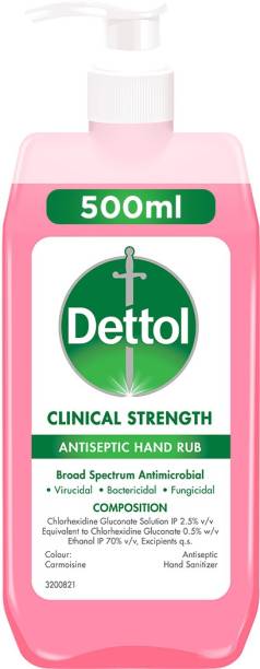 Dettol Clinical Strength Antiseptic Hand Rub Bottle