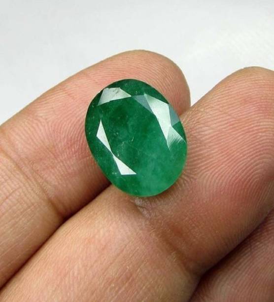 Gems Jewels Online 8.25 Ratti Certified Natural Colombian Emerald – Panna Stone Emerald Stone