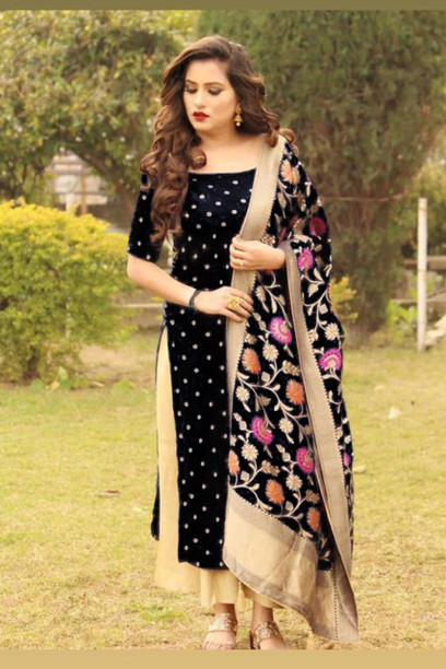 banarasi party wear suit