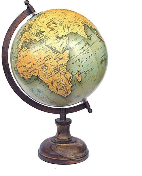 Bureau Rotating Globe Table Décor Mondial de la Terre Océan Noir Géographie 11.2 