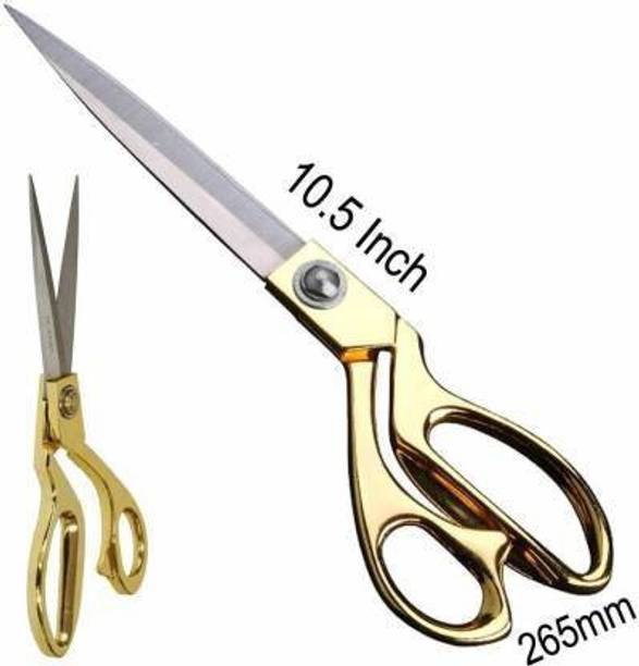 Bekner BKN-00GK38S Golden Premium Professional Stainless Steel Scissor for Household purposes Steel All-Purpose Scissor