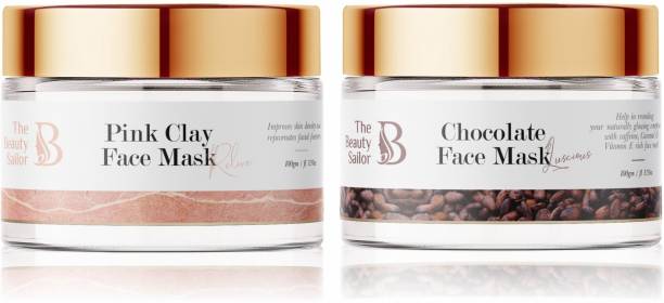 The Beauty Sailor Chocolate Face Mask & Pink Clay Mask