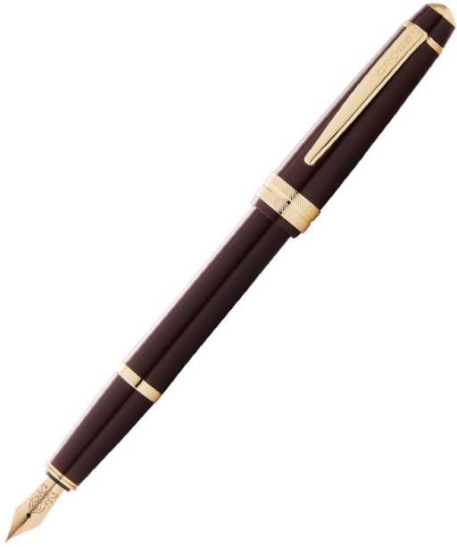 Cross BAILEY LIGHT DARK RED WITH GOLD FP Fountain Pen