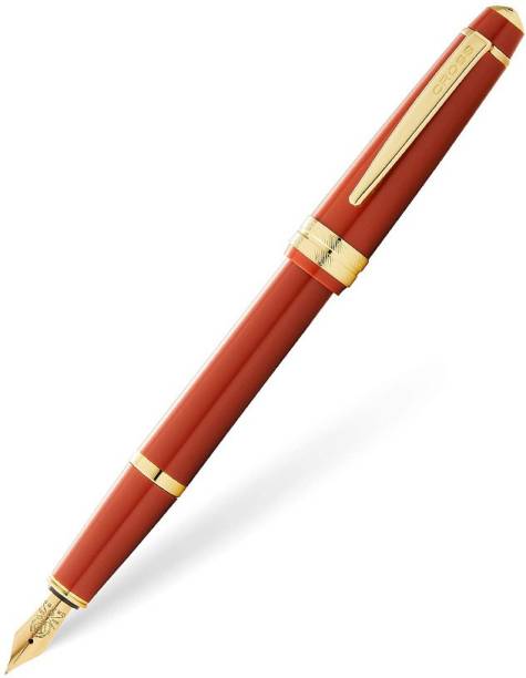 Cross BAILEY LIGHT AMBER WITH GOLD FP Fountain Pen