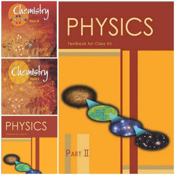 Ncert Science Book 12th Class 1. Physics Textbook Part1 And Part 2 2. Chemistry Textbook Part 1 And Part 2 (HARDCOVER) ENGLISH MEDIUM