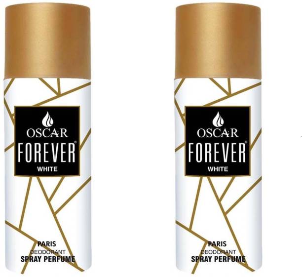 OSCAR FOREVER WHITE Paris Deodrant Spray Perfume (Set o...