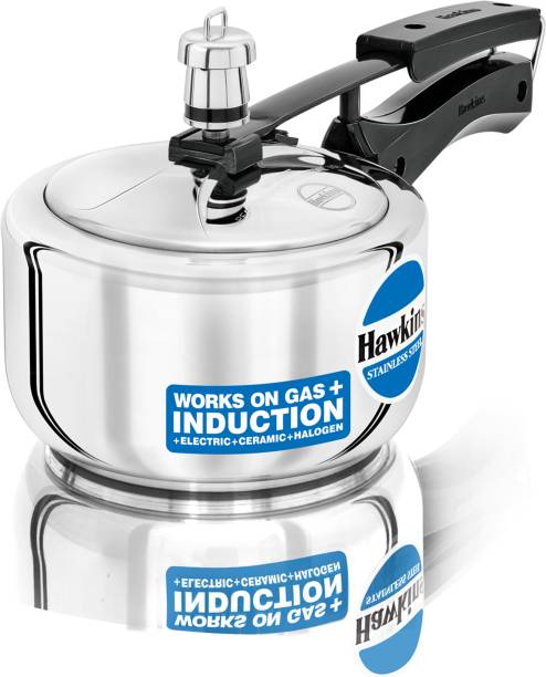 HAWKINS STAINLESS STEEL PRESSURE COOKER 1.5 LITRES 1.5 L Induction Bottom Pressure Cooker