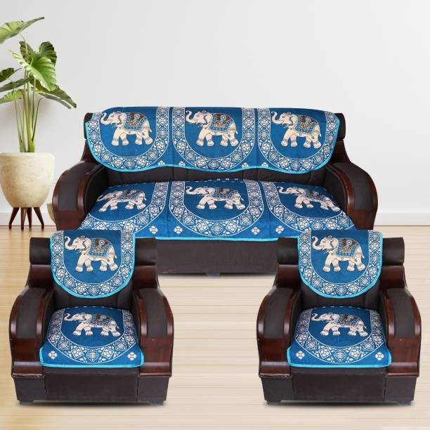 Sbl textile Cotton Animal Sofa Cover