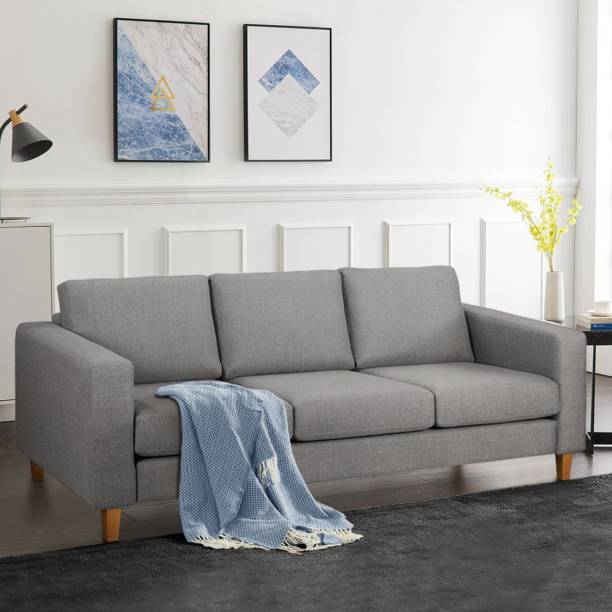 Jordyblue Allen Fabric 3 Seater  Sofa