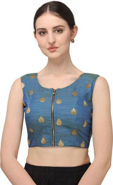 navy blue blouse flipkart