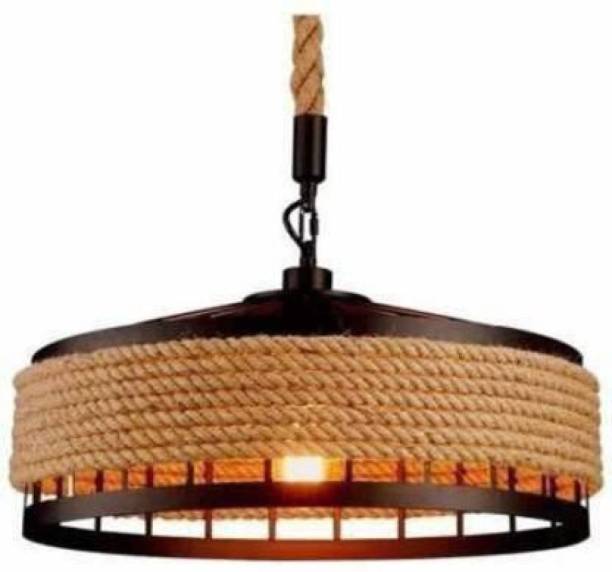 Arushdeep Devices Cage Design Retro Vintage Collection Chandelier Hanging Light (No Bulbs) Pendants Ceiling Lamp