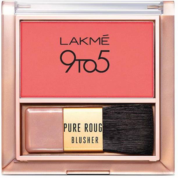 Lakmé 9 To 5 Pure Rouge Blusher Coral Punch Compact