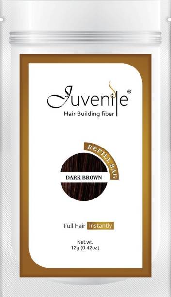 Juvenile Hair Volumizers Hair Building Fibers Refill Bag Dark Brown JVNLRB12DB Extreme Hair Volumizer Hair Building Fiber