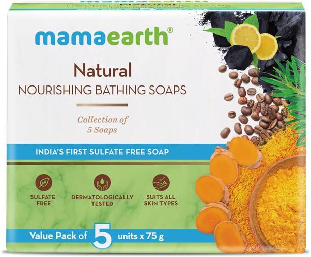 MamaEarth Natural Nourishing Bathing Soaps