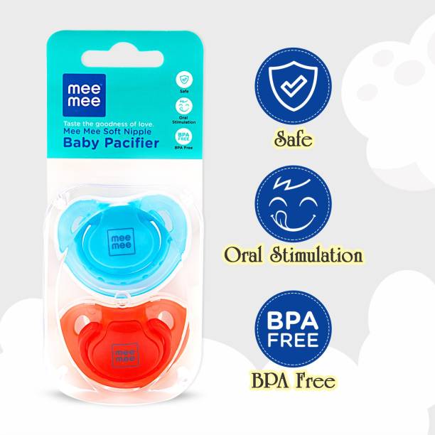 MeeMee Soft Nipple Baby Pacifier Soother