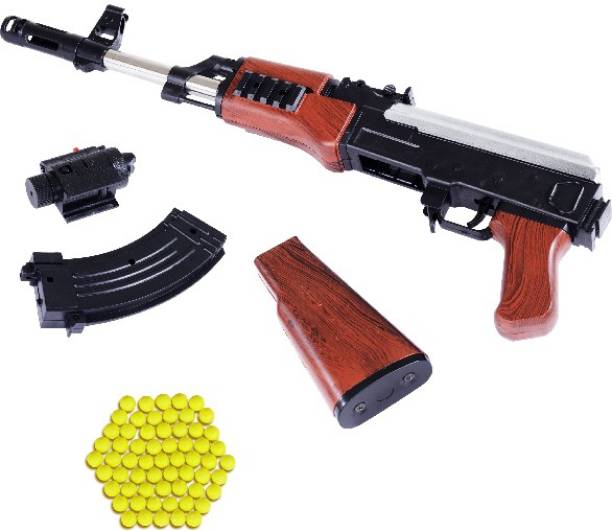 Miss & Chief by Flipkart AK 47 Toy Gun / Shooting Gun for Kids with Laser Light and 500 BB Bullets Guns & Darts