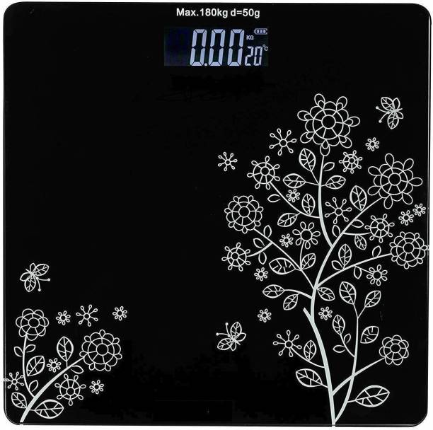 CELLFORCE Heavy Duty Electronic Thick Tempered Glass LCD Display Square Electronic Digital Personal Bathroom Health Body Weight Bathroom Weighing Scale, weight bathroom scale digital, Bathroom Health Body Weight Scales For Body Weight, Weight Scale Digital For Human Body, Weight Machine For Body Weight LV Weighing Scale