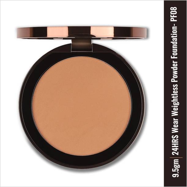 COLORBAR 24Hrs Wear Weightless Powder Foundation, Natural PF008 Foundation