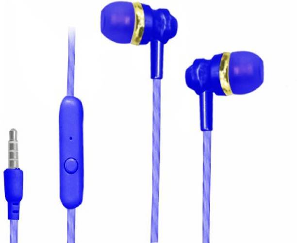 Zice Wired Headset,Earphone With Mic for Mobiles,Tablet,Laptop Wired Headset