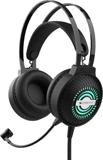 Top Headset M Usb cheap price 5stars Flipkart in India 22 ZEBRONICS Zeb-Iron Head Wired Gaming Headset