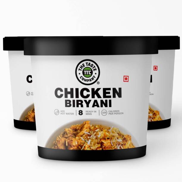 The Taste Company Chicken Biryani (Pack of 3) - Ready t...