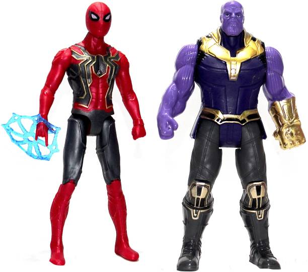 WOW Toys-Delivering Joys of Life Titan Hero Series|| Spider Man and Thanos Big and Realistic action figure toys