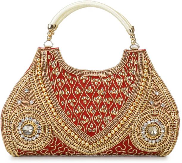 Party Pink  Clutch  - Regular Size Price in India
