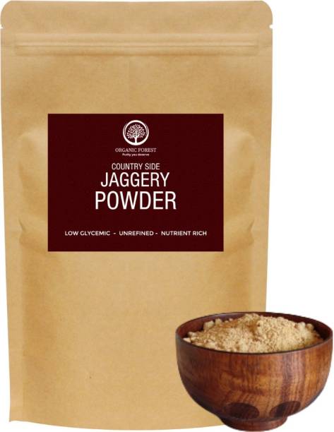 organic forest Natural Jaggery Gur Powder , Premium quality Raw Sugarcane Powder Powder Jaggery