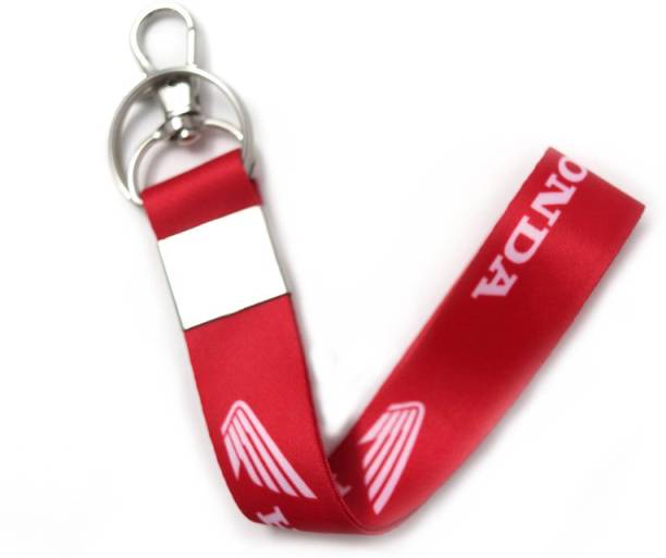 AVI Red Honda bike design Small lanyard type keychain R1403028 Key Chain