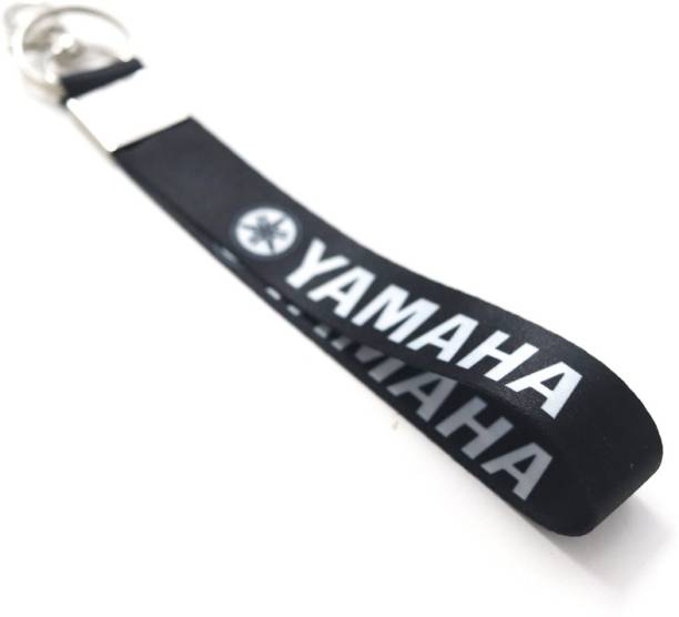 AVI Black Yamaha bike design Small lanyard type keychain R1403029 Key Chain