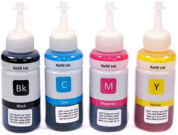 Teqbot T6641 Refill Ink For Epson Printers Pack of 4 Bl...