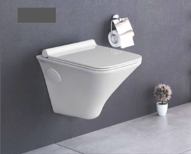 SONARA Arin Design (Dimension - 20''X14''X14) ONE Piece Wall Mounted Western Toilet Commode Western Commode