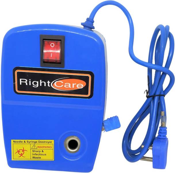 RightCare ABS Body Electric Needle And Syringe Destroyer Auto Cut-Off Needle Burner