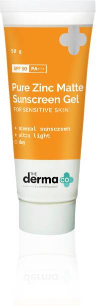 The Derma Co Pure Zinc Matte Sunscreen Gel with SPF 30 - SPF 30 PA+++